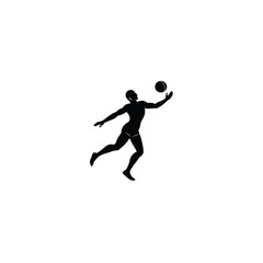 silhouette of a man jumping