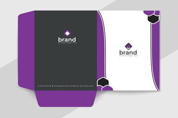 presentation folder template design