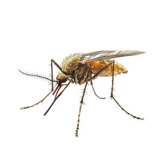 mosquito sucking blood