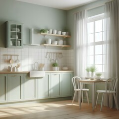 modern kitchen interior