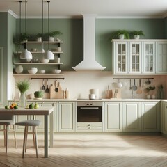 modern kitchen interior