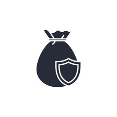 Income Protection icon vector illustration. Income Protection symbol isolated on white background