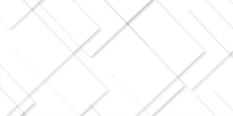 Abstract white color rectangle and modern square shape background texture .Abstract seamless modern white triangle transparent technology concept and geometric line vector background design .