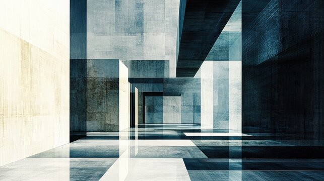 Abstract Architectural Backdrop