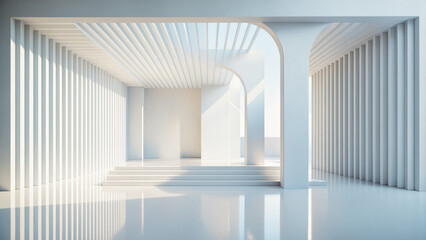 Abstract architectures minimalistic Background. Future design construction