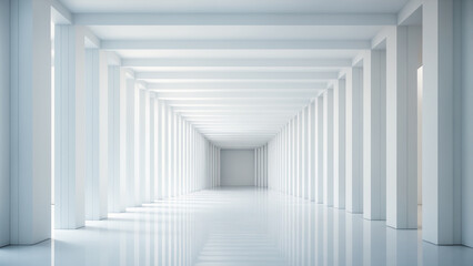 Naklejka premium Abstract architectures minimalistic Background. Future design construction