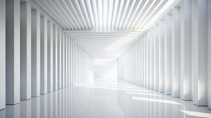 Obraz premium Abstract architectures minimalistic Background. Future design construction