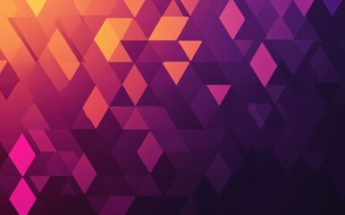 Fototapeta premium flat vector background with a gradient in dark purple, pink, and orange