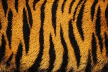 Tiger Stripes Frame. Unique Border Design with Wild Tiger Skin Pattern