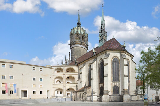 All Saint Church or Castle Church, Luther City Wittenberg, Saxony Anhalt, Germany