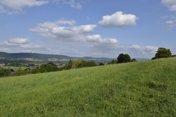 Fototapeta premium Landschaft und Ausblick in der Nähe von Rinteln