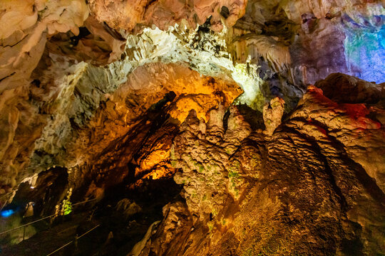 Vrelo Cave near Canyon Matka, Macedonia