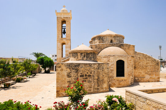 Byzantine church of Agia Paraskevi, Yeroskipou, east of Paphos, Cyprus, Eastern Mediterranean Sea