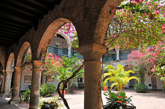 Cloister of the Convento de la Popa (Convent of the Stern), Cartagena, Colombia