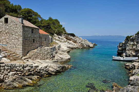 Zace Bay, Lastovo island, Croatia, Southeast Europe