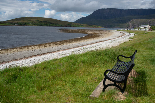 Ullapool to Lochinver scenery, Highlands, Scotland, United Kingdom