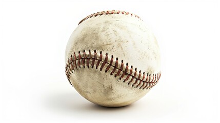 Baseball ball on a white background, isolate