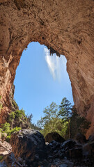 Tonto Natural Bridge State Park in Arizona