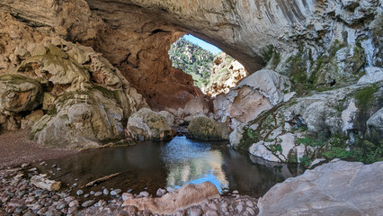 Tonto Natural Bridge State Park in Arizona