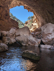 Tonto Natural Bridge State Park in Arizona