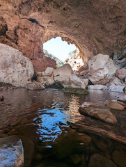 Tonto Natural Bridge State Park in Arizona