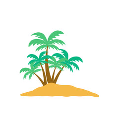 Tropical Island Illustration