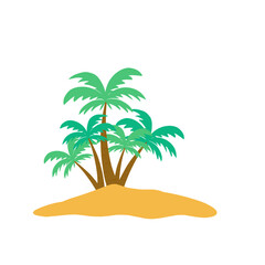 Tropical Island Illustration