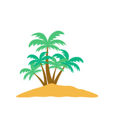 Tropical Island Illustration