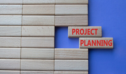 Profit Margins symbol. Concept word Profit Margins on wooden blocks. Beautiful purple background....