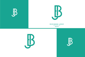 BJ, JB, B, J, Abstract Letters Logo Monogram