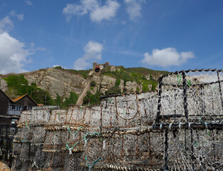 Hastings from the Stade beach.