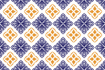 Oriental Flora Damask Seamless pattern  embroidery, Indian style.  art ornament print.Design for carpet, cover.wallpaper, wrapping, fabric, clothing
