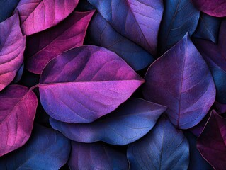 Obraz premium botanical leafs background, beautiful colors, very sharp, aesthetic, hyper-realistic photography, high-quality, natural lighting