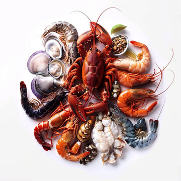 seafood lobster shrimp shellfish clams mussels prawns crabs plate dish platter gourmet fresh luxurious culinary dinner appetizer seafood platter gourmet meal 