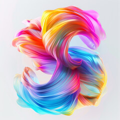 abstract colorful digital swirls vibrant art modern bright dynamic flow design fluid texture gradient smooth motion pattern neon light energy 3d art 