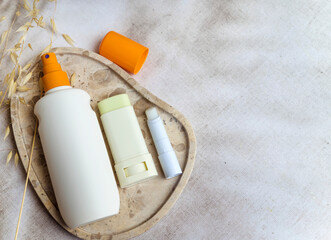 Sunscreen spf cream lotion  . Face Protection Cream and stick