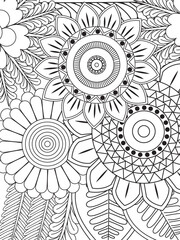 Abstract-Coloring Pages- for Adults
