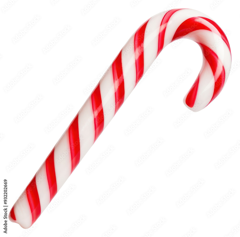 Sticker png candy cane white background confectionery lollipop.