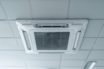 Ceiling mounted cassette type air conditioner