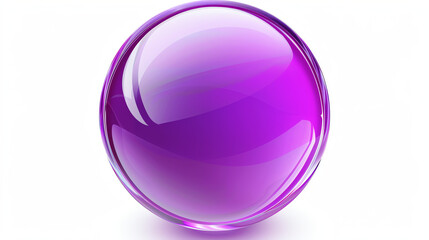 Obraz premium A purple speech bubble with a pointed bottom.