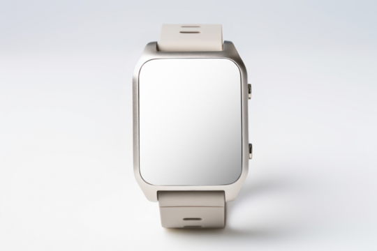Smartwatch screen png transparent mockup