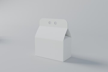 Packaging Box Mockup clean design white background