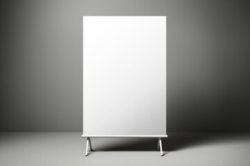 PNG roll up banner mockup, transparent design