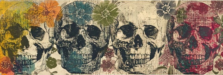 Sugar skull calavera for Mexico's Day of the Dead