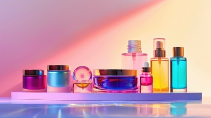Colorful Bottles and Jars