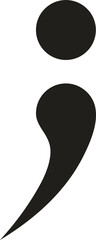 Semicolon icon