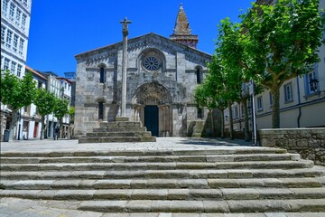 The cioty of La Coruna in  Spain.