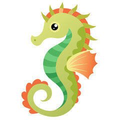 Sea Horse Vector Illustration - Elegant SVG, Cricut Files, Clipart, and T-Shirt Graphics for Ocean-Themed Designs