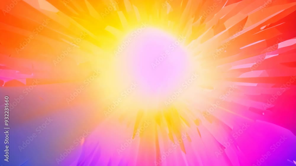 Poster abstract background with colorful rays. vector illustration. eps 10, abstract geometric background w