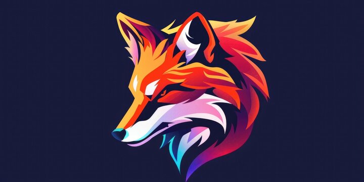 Dynamic logo showcasing a fox design for a gaming-focused YouTube channel with the text bogdankorz.